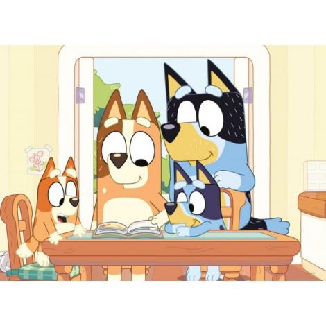 Puzzle de colorat - bluey (24 de piese) - poza 2