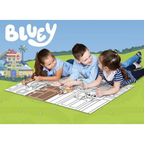 Puzzle de colorat - bluey (24 de piese) - poza 4