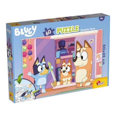 Puzzle de colorat maxi - bluey (60 de piese) - poza 1