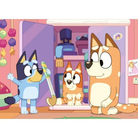 Puzzle de colorat maxi - bluey (60 de piese) - poza 2