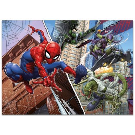 Puzzle de colorat maxi - spiderman (4 x 48 de piese) - poza 4
