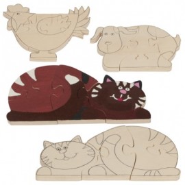 Puzzle de decorat animale - poza 4