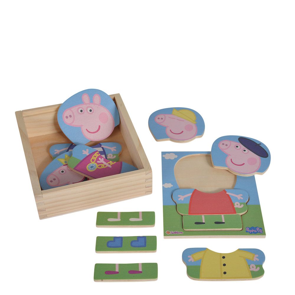 Puzzle de lemn Simba Peppa Pig Dress Up - poza 2