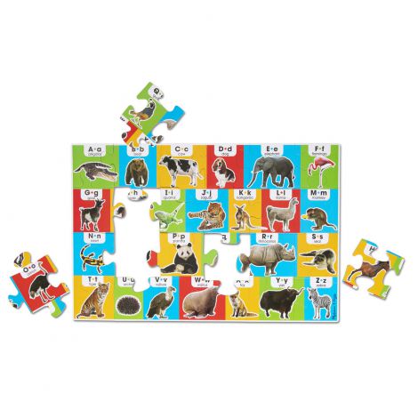 Puzzle de podea Alfabetul in engleza - Melissa & Doug - poza 4