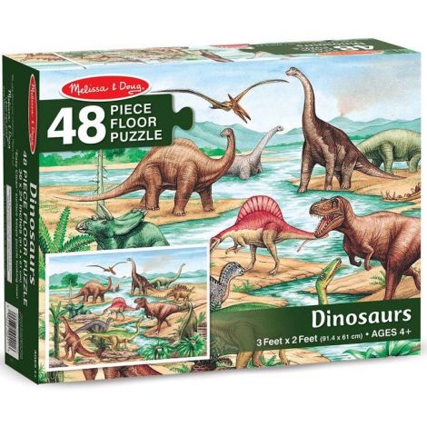 Puzzle de podea cu dinozauri Melissa and Doug 0421 - poza 1