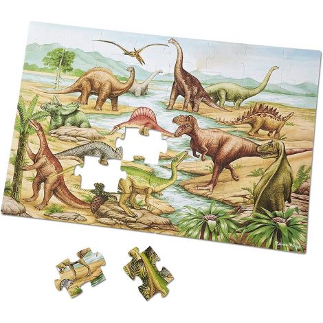 Puzzle de podea cu dinozauri Melissa and Doug 0421 - poza 3