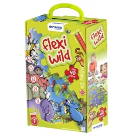 Puzzle de podea educativ cu numere 40 piese - Miniland - poza 1