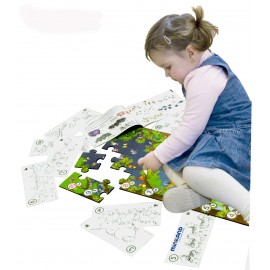 Puzzle de podea educativ cu numere 40 piese - Miniland - poza 2