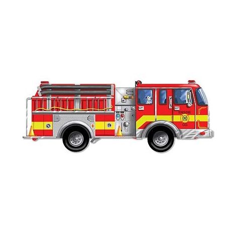 Puzzle de podea gigant Masina de pompieri Melissa and Doug 0436 - poza 2