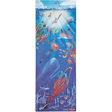 Puzzle de podea In adancurile Oceanului Melissa and Doug 0443, 100 piese - poza 4