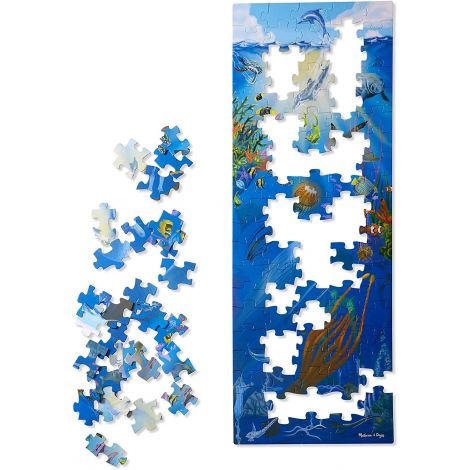 Puzzle de podea In adancurile Oceanului Melissa and Doug 0443, 100 piese - poza 5