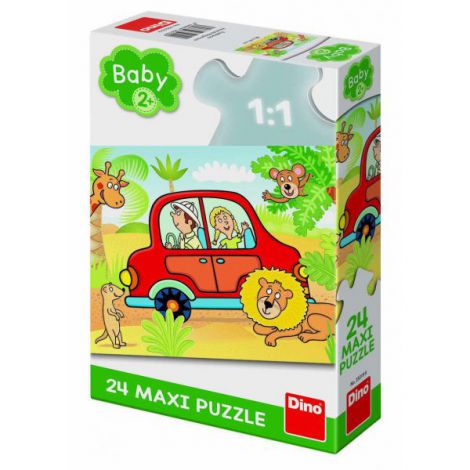 Puzzle de podea - safari (24 piese) - poza 1