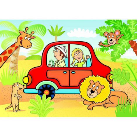 Puzzle de podea - safari (24 piese) - poza 2