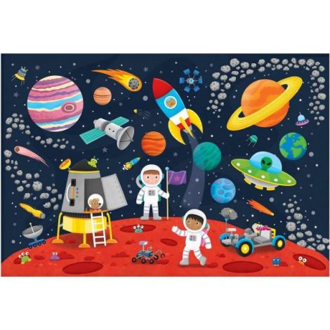 Puzzle de podea - spatiul cosmic (30 piese) - poza 2