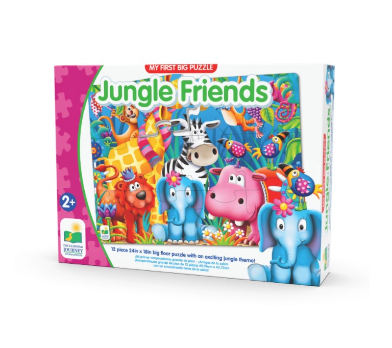 Puzzle de podea The Learning Journey Animale in jungla - poza 1