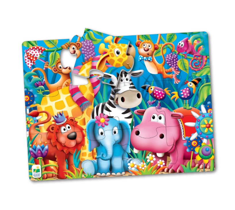 Puzzle de podea The Learning Journey Animale in jungla - poza 2