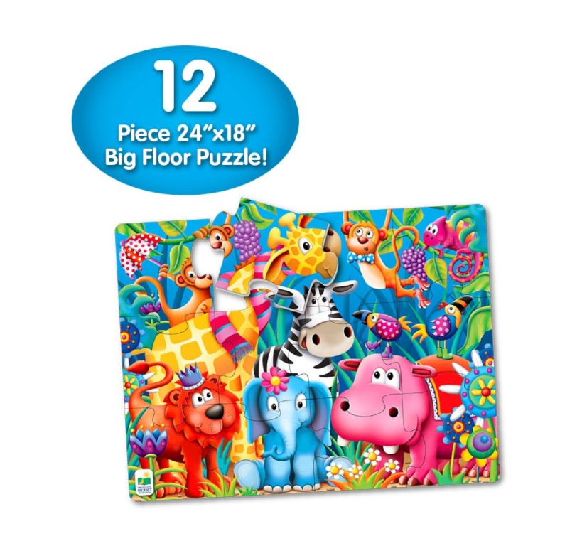 Puzzle de podea The Learning Journey Animale in jungla - poza 4
