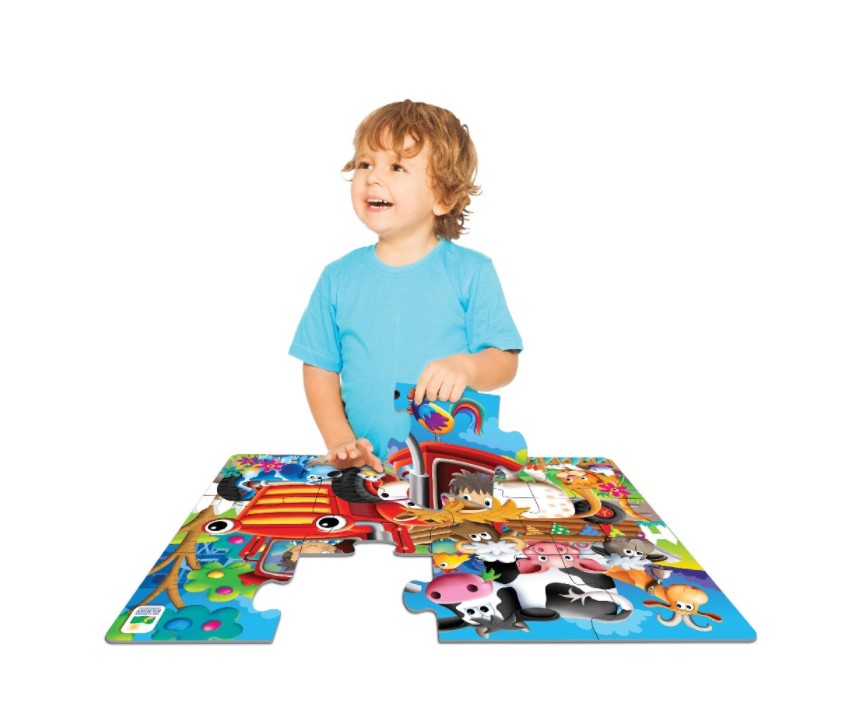 Puzzle de podea The Learning Journey Animale la ferma - poza 3