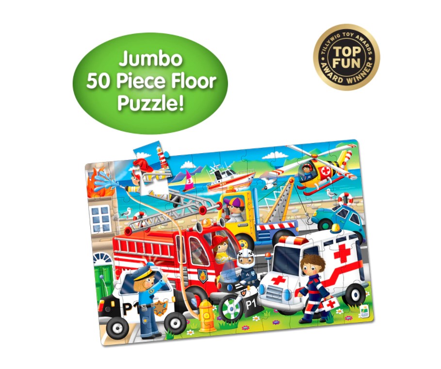 Puzzle de podea The Learning Journey Echipele de salvare - poza 4
