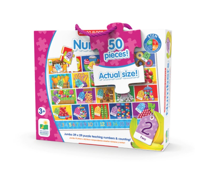 Puzzle de podea The Learning Journey Numere Engleza - poza 1