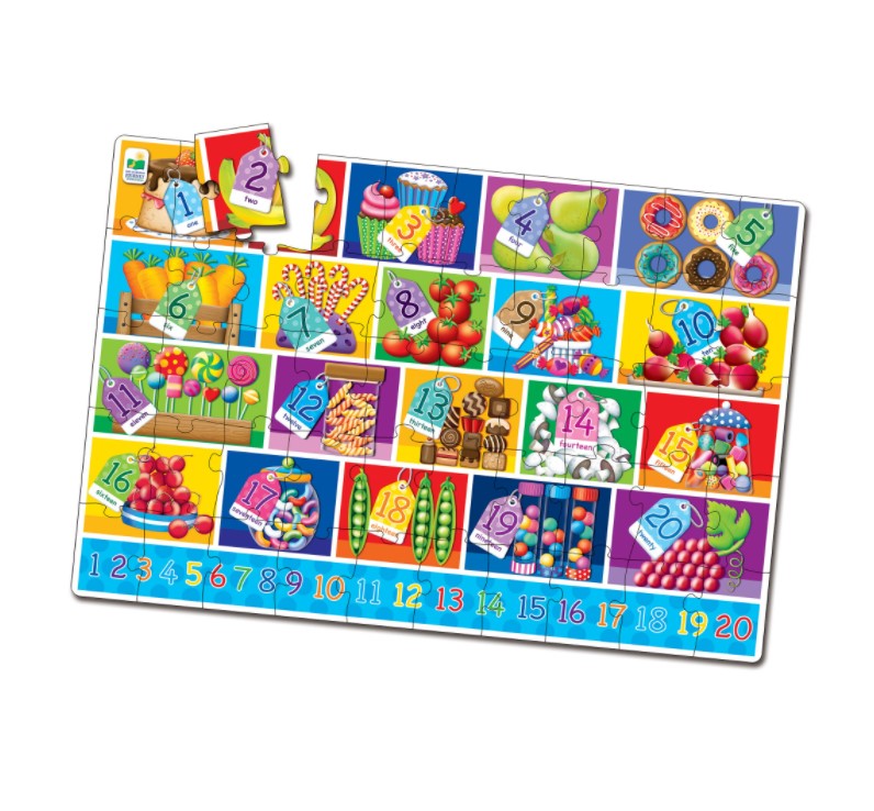 Puzzle de podea The Learning Journey Numere Engleza - poza 2