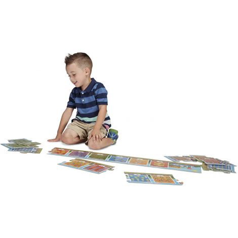 Puzzle de podea Treuletul numerelor - Melissa & Doug - poza 2