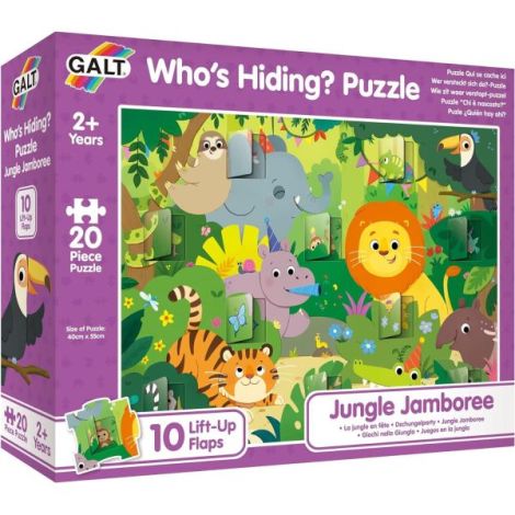 Puzzle deschide ferestrele - jungla ( 20 piese) - poza 1