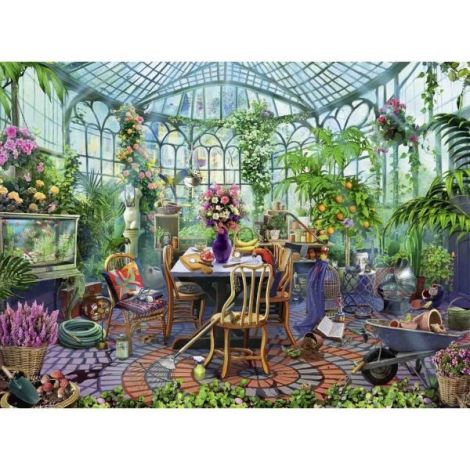Puzzle Dimineata In Gradina, 500 Piese - poza 1