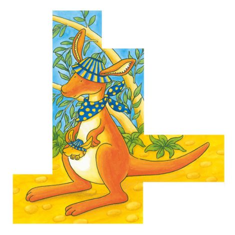Puzzle din cuburi Animale Amuzante - poza 4