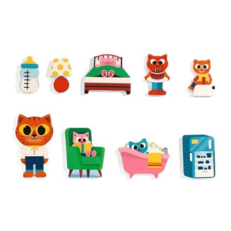 Puzzle din lemn Acasa, Djeco - poza 4