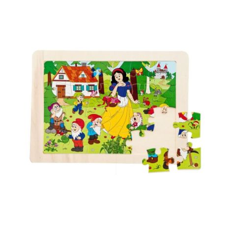 Puzzle din lemn - Alba ca zapada - poza 2