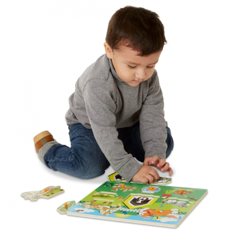 Puzzle din lemn Animalele de companie - poza 5