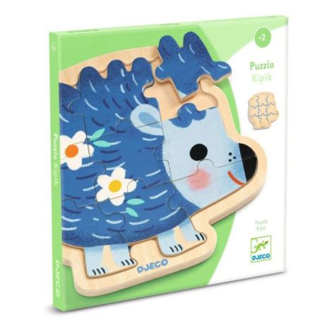 Puzzle din lemn Arici, Djeco - poza 2