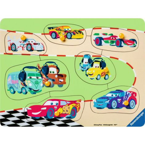 Puzzle din lemn Cars, 7 piese - poza 2
