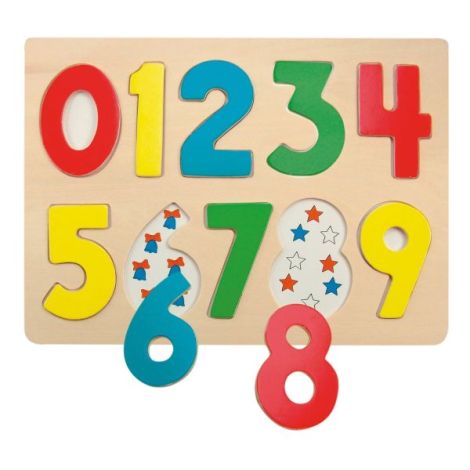 Puzzle din lemn - Cifre - poza 2