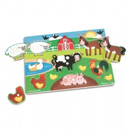 Puzzle din lemn Ferma Animalelor - poza 2
