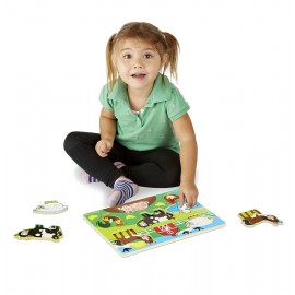 Puzzle din lemn Ferma Animalelor - poza 4