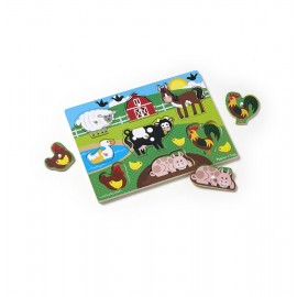 Puzzle din lemn Ferma Animalelor - poza 5