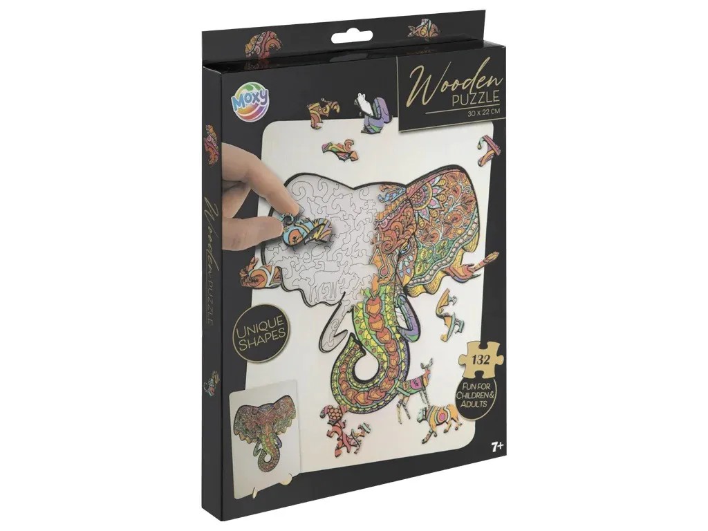 Puzzle din lemn Grafix diverse animale - poza 1