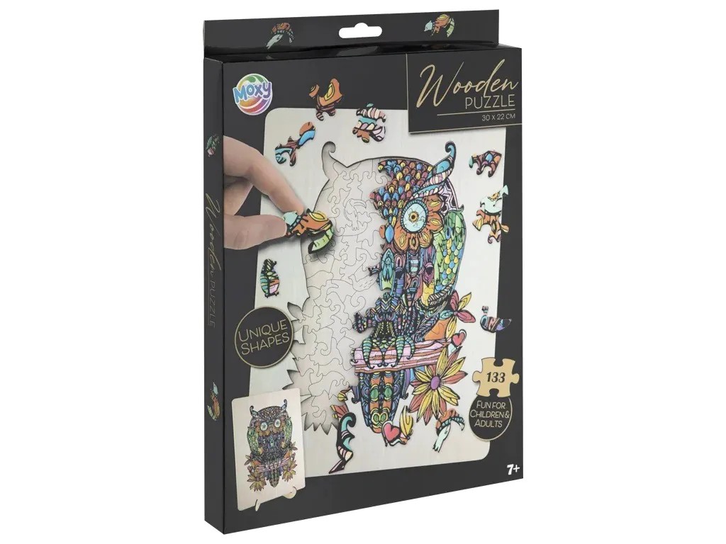 Puzzle din lemn Grafix diverse animale - poza 2
