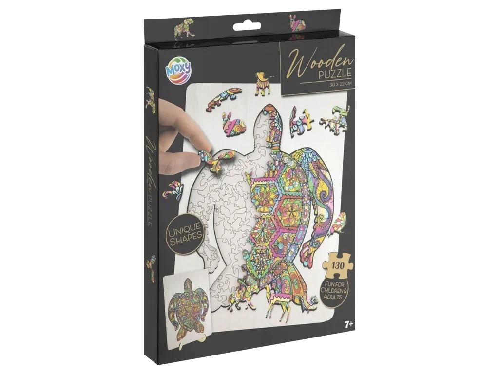 Puzzle din lemn Grafix diverse animale - poza 4
