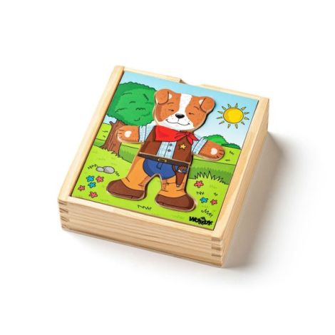 Puzzle din lemn - Imbraca catelul - poza 2