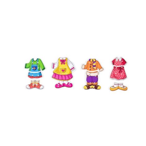 Puzzle din lemn - Imbraca fetita - poza 2
