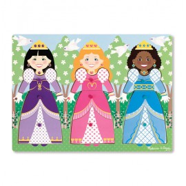Puzzle din lemn Imbraca Printese - poza 1