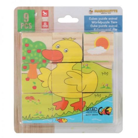 Puzzle din lemn Marionette 9 piese - poza 1