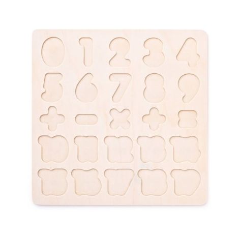 Puzzle din lemn - Matematica, numere - poza 2