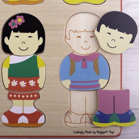 Puzzle din lemn - micutii prieteni - poza 2