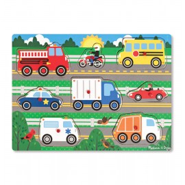 Puzzle din lemn Vehicule cunoscute - poza 1
