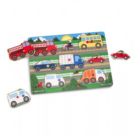 Puzzle din lemn Vehicule cunoscute - poza 2