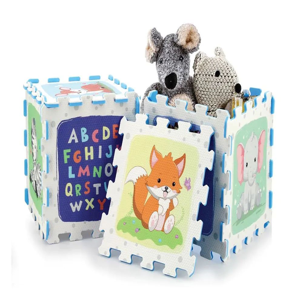 Puzzle din spuma pentru podea SunTa Toys Safari 9 piese - poza 3